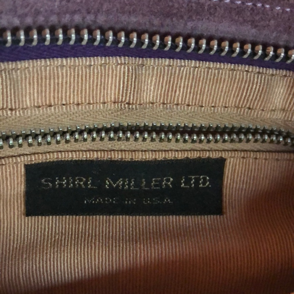 💜Shirl Miller Suede Clutch - Picture 5 of 6